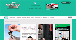 Desktop Screenshot of campec.com.br