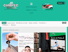 Tablet Screenshot of campec.com.br